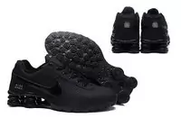 nike sportswear shox nz deliver baskets basses point black